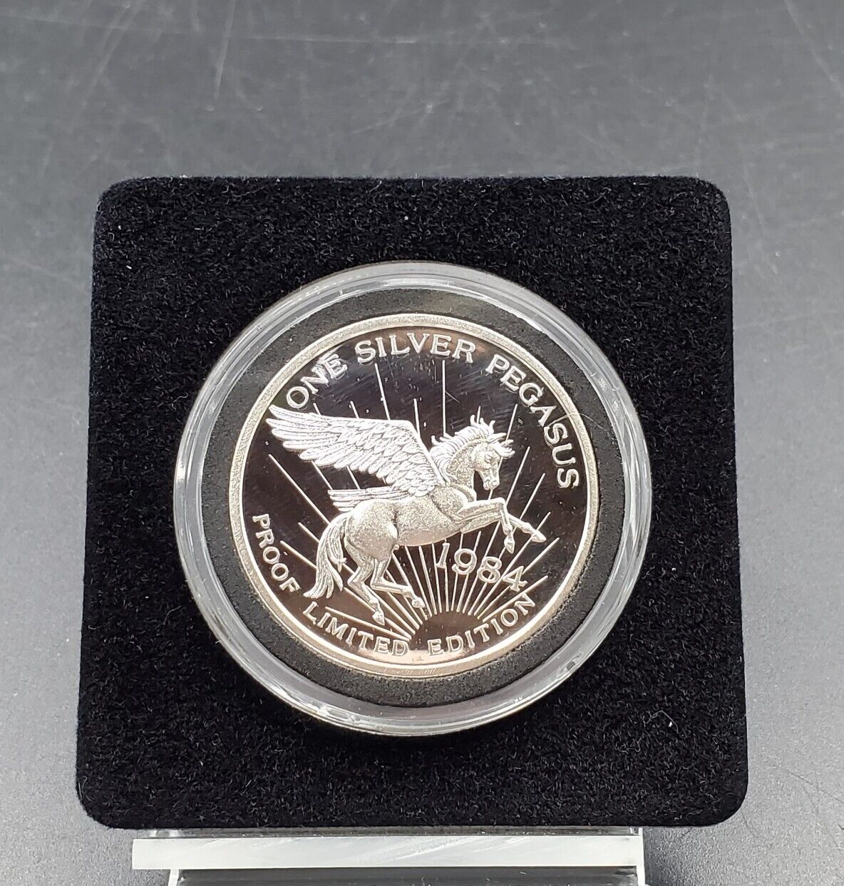 1984 1 OZ SILVER LIBERTY EAGLE; .999+ PURE SILVER Silver Bullion Coins /  Currency For Sale