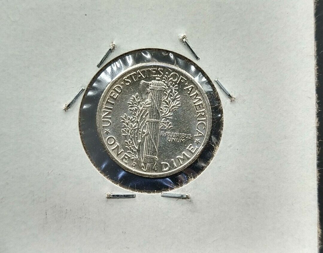 1939 D Mercury Silver Dime Coin Choice AU About UNC Nice