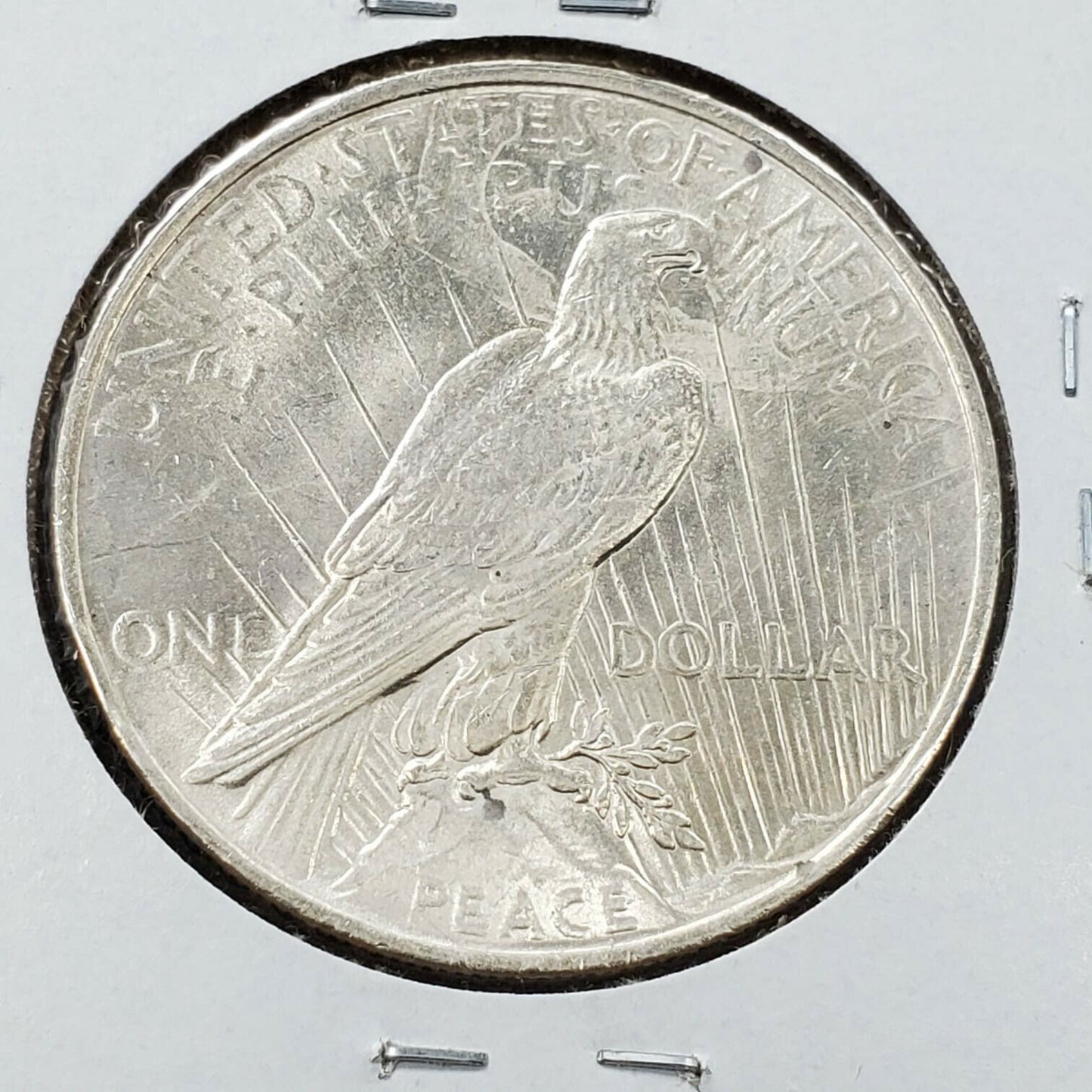 1923 P Peace 90% Silver Eagle Dollar Coin Flashy AVG BU Uncirculated