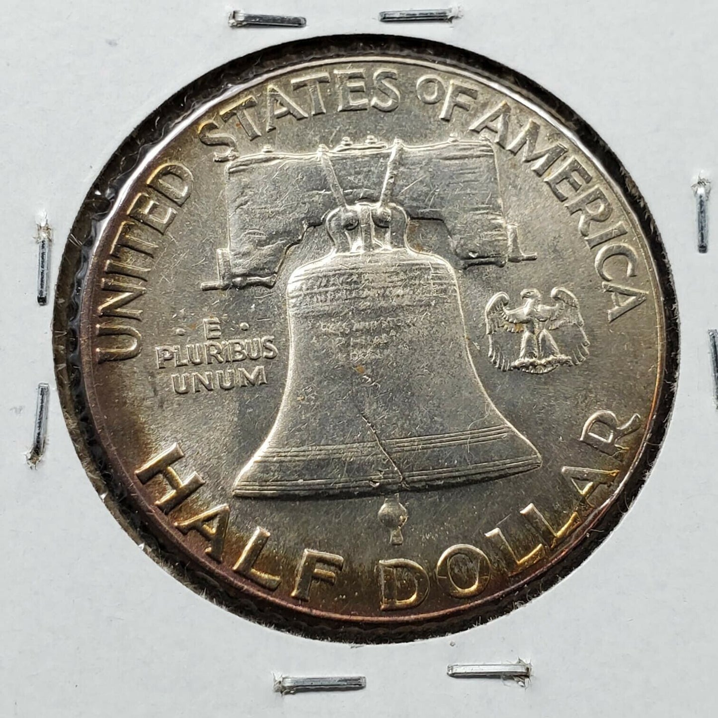 1948 P Franklin Half Dollar Silver Coin Average BU UNC FBL Full Bell Line