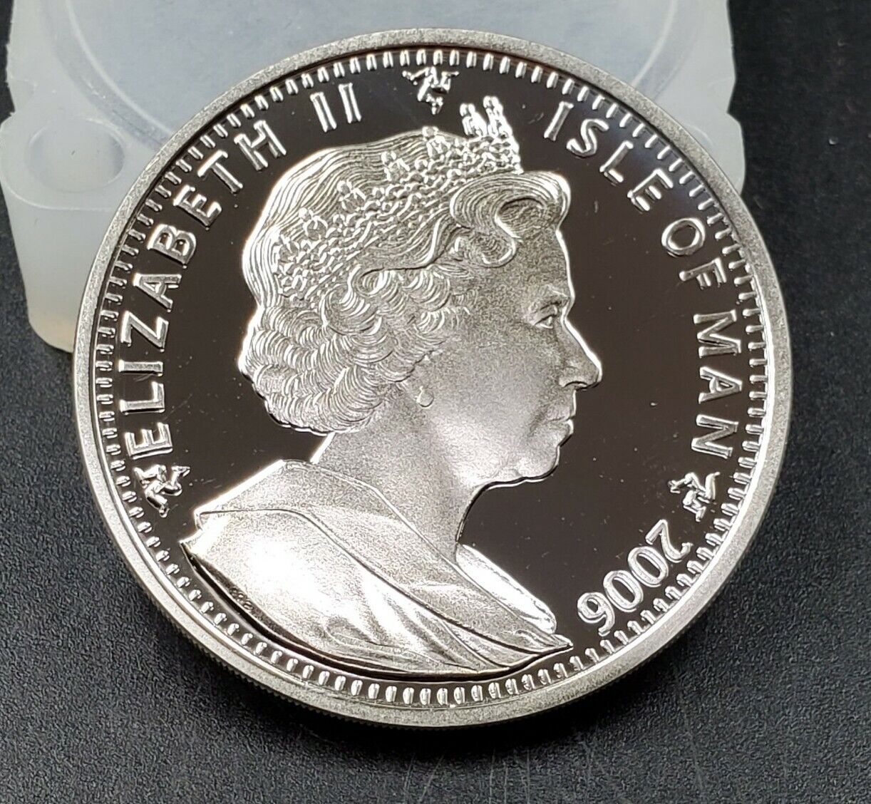 2006 Isle Of Man 1 Crown Siege of New Orleans 10k Mintage Gem Proof DCAM Silver