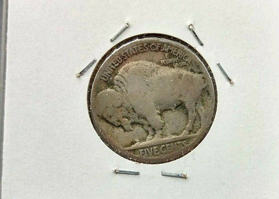 1924 D 5c Buffalo Indian Head Nickel Coin CH AG / Good Semi Key Date