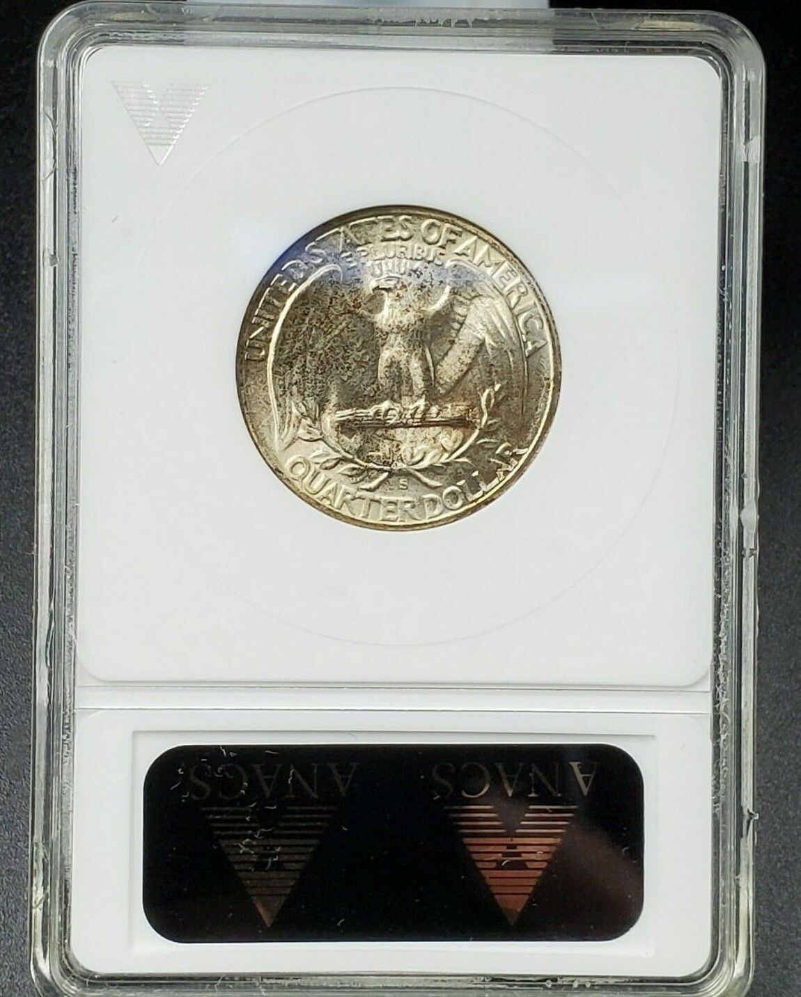 1946 S Washington Quarter Variety #133 ANACS MS64 DDO-001 DMR-002 Double Die OBV