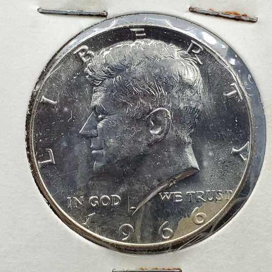1966 P Kennedy 40% Silver Half Dollar Coin Choice BU UNC Business STK some Tonin