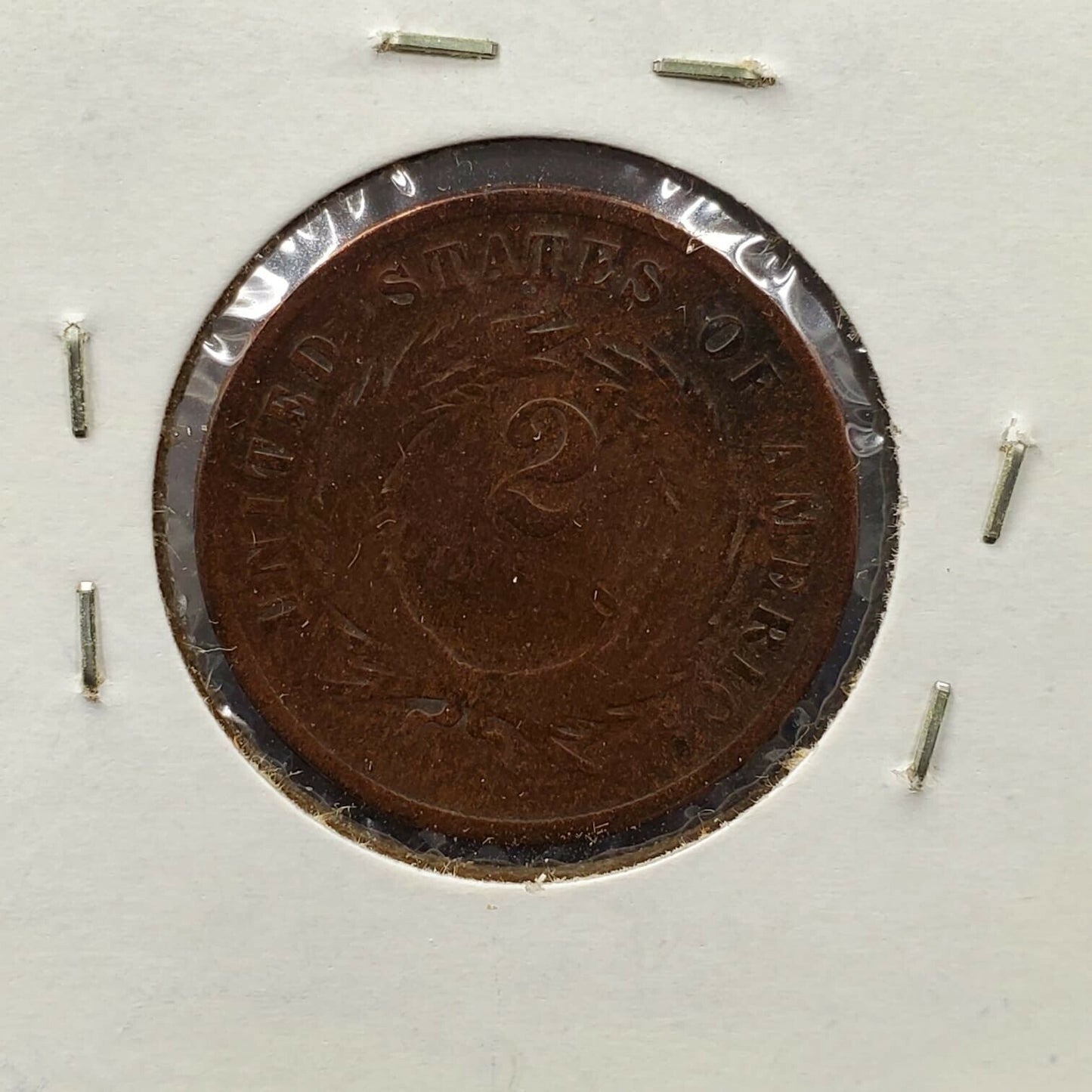 1867 LM 2C Two Cent Copper Coin Piece AG / G Details