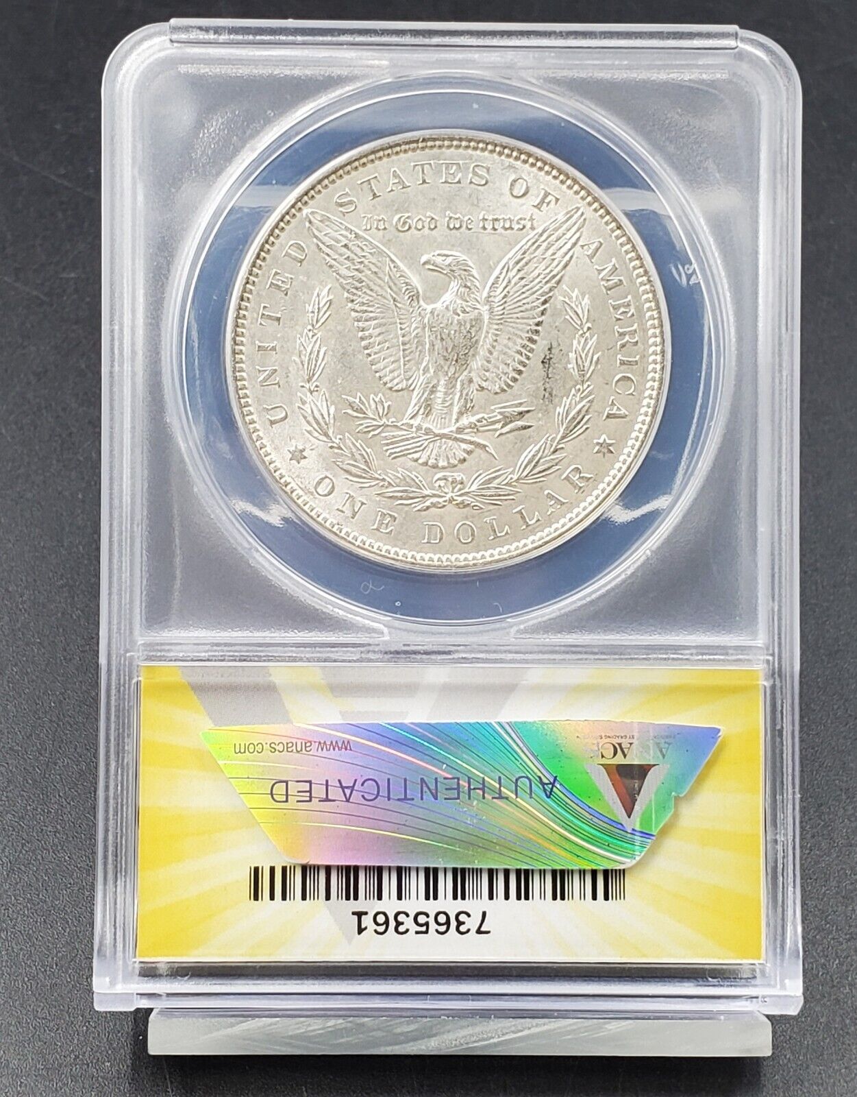 1887 P Morgan Silver Dollar Variety Coin ANACS AU55 VAM-3A SUPER CD Rare VAM