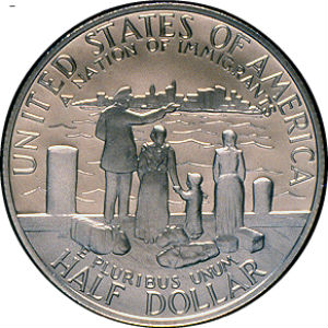 1986 S 50C Statue of Liberty Centennial Clad Proof