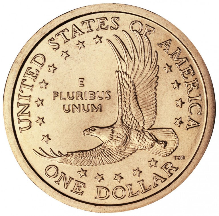 2001 S $1 Sacagawea Brass "Golden" Dollar Coin