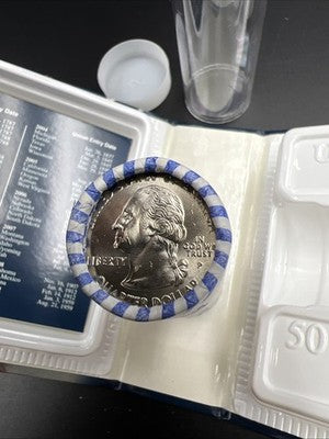 US Mint Certified 2002 P Louisiana State Statehood Quarter Roll BU UNC