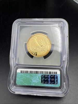 2007 S $1 John Adams Proof Presidential Dollar Coin ICG PR70 DCAM #111