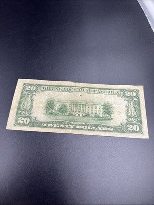 1934 A $20 FRN Federal Reserve Note Cleveland District VG Very Good Circ