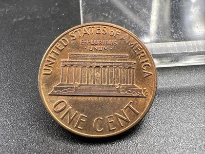 Capped Die Error Lincoln Memorial Cent CH AU