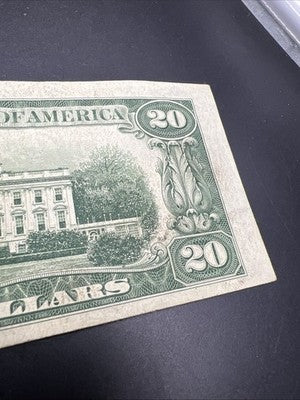 1950 D $20 FRN Federal Res Note Green Seal VG Very Good 666 Devil Serial #