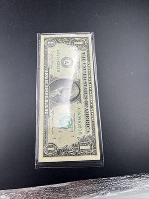 2 Consecutive 2017 $1 FRN Federal Reserve Notes Choice UNC #282