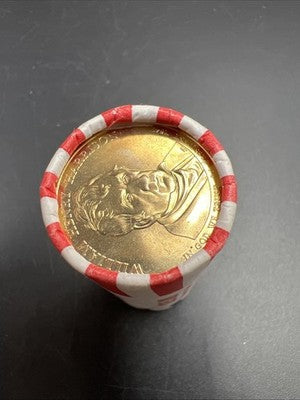 2009 P William Henry Harrison Presidential Dollar US Mint BU Roll 25 Coins