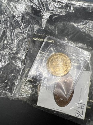 Bicentennial Collector's set 1976 Rolled Cent 1c Georgia Medal & 1959 GE Medal