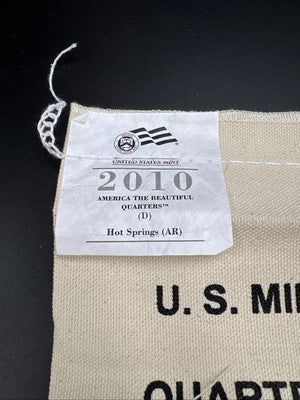 U.S. Mint Bag 100 2010 D Hot Springs Arkansas ATB Quarter Coins BU UNC