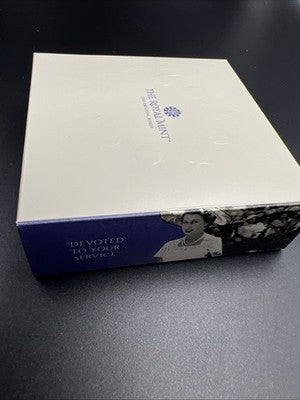 2022 United Kingdom Queen Elizabeth's Reign Proof 5 Pounds Silver Coin w Box COA
