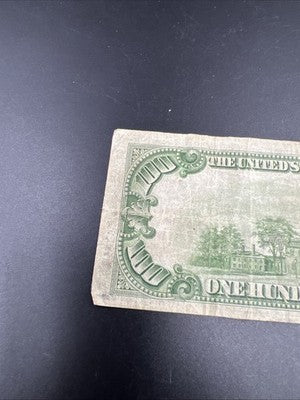 1934 A Mule $100 FRN Federal Reserve Note San Francisco District VG Circ #145