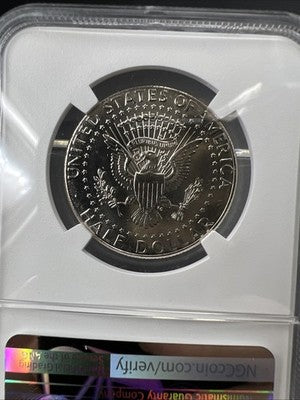 2025 P 50c Kennedy Half Dollar Coin NGC JFK Holder BU Brilliant UNC #196