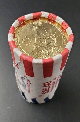 2007 P James Madison Presidential Dollar US Mint BU Roll 25 Coins Uncirculated
