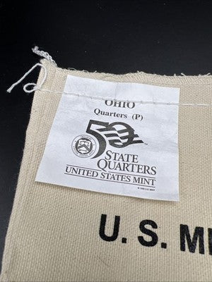 U.S. Mint Bag of 100 2002 P 25c Ohio State Statehood Quarter Coins BU UNC