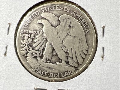 1946 50c Walking Liberty Silver Half Dollar Coin G / VG Details DDO Double Die