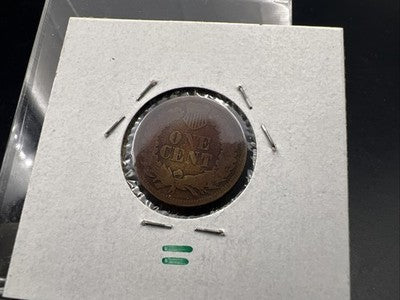 1863 1c Indian One Cent Coin Good / VG Circ SKU#A