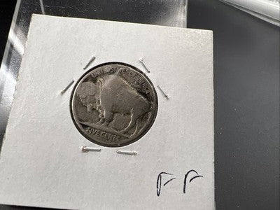 Hobo Buffalo Nickel Coin Modern Carving SKU#FF