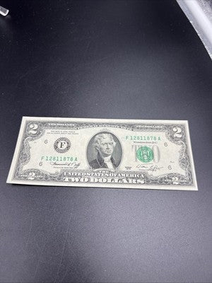1976 $2 Two Dollar Bicentennial FRN Federal Reserve Note UNC #78