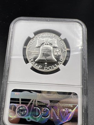 1957 50c Franklin Silver Half Dollar Coin Gem Proof PF68 NGC Certified #003