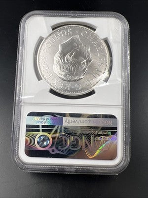 2023 Great Britain UK 1 Oz Silver Britannia King Charles NGC MS69 #090