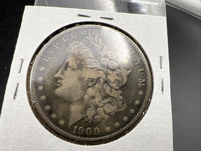 1900 O/CC Morgan Silver Dollar Coin VG Very Good / Fine Circulated