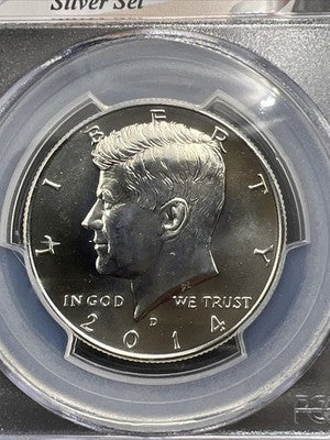 2014 D 50c Kennedy Silver Half Dollar Coin PCGS MS70 #495