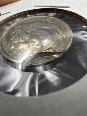 1999 P 10c Roosevelt Dime Coin Incuse Error AU
