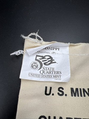 U.S. Mint Bag of 100 2002 P 25c Mississippi State Statehood Quarter Coins BU UNC