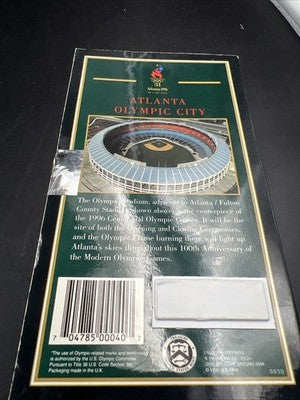 1995 Atlanta Olympics Gymnast Silver Dollar Coin in US Mint Olympic Pack