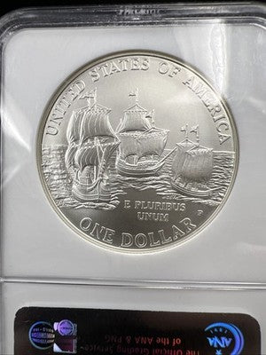 2007 P Jamestown Commemorative 90% Silver Dollar NGC MS69 #003