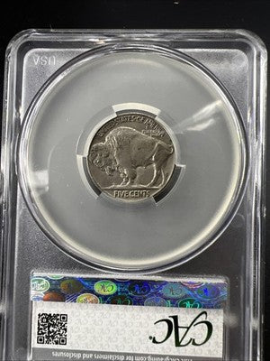 1937 P 5c Buffalo Nickel Coin CAC XF45 Choice Extra Fine Circulated Certified