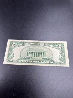 1953 B $5 Five Dollar Silver Certificate XF EF Extra Fine Circ #902