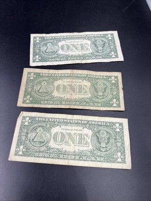 $1 * Star Bill Collector's Lot 1957 $1 cull & 2013 $1 Very Circ & 2017 FRN $1 VG