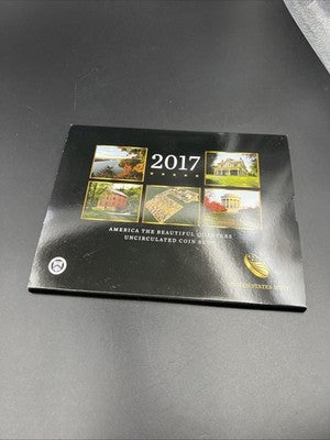 2017 P and D America the Beautiful BU Quarters 10 ATB Park Coin Set Mint Pack