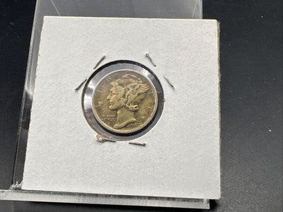 1942 S S/S 10c RPM Mercury Dime RPM West Variety Very Fine Circ Nice toning