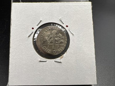 Broadstrike Error 1977 P 10c Roosevelt Dime Coin AU About UNC