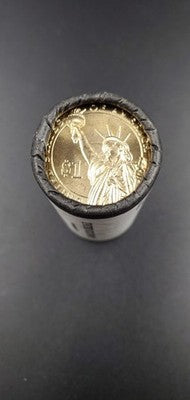 2011 P Andrew Johnson Presidential Dollar US Mint BU Roll 25 Coins Unc