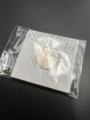 RPM Collector's set 1942 5c P/P & 1940 10c WWII Era Silver Coins Circ with RPM