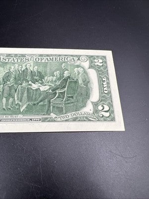 2017 A $2 Two Dollar Federal Reserve Note UNC Neat Serial #200