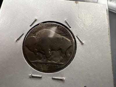 Hobo Buffalo Nickel Coin Modern Carving SKU#Kk