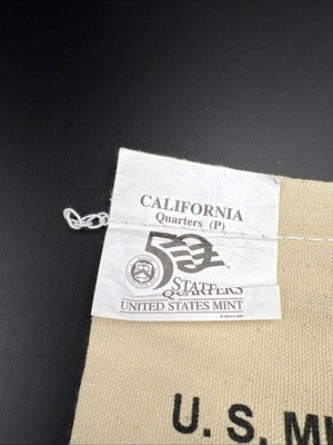 U.S. Mint Bag of 100 2005 P 25c California State Statehood Quarter Coins BU UNC