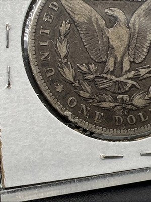 1891 CC $1 Morgan Silver Eagle Dollar Coin Carson City VG / Fine Details Rim Nic